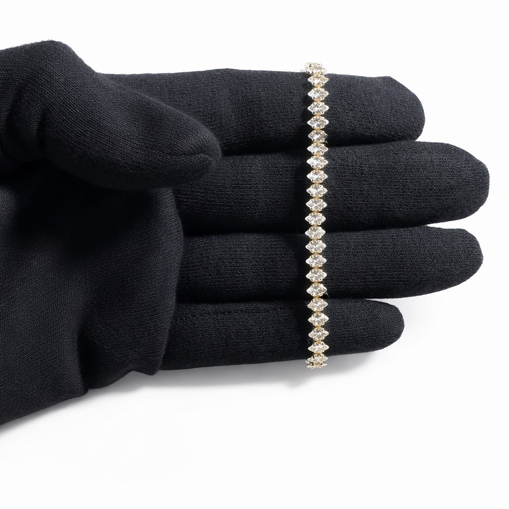 Moissanite Tennis Bracelet 💎 Iced Out Diamond Look | Luxury Shine